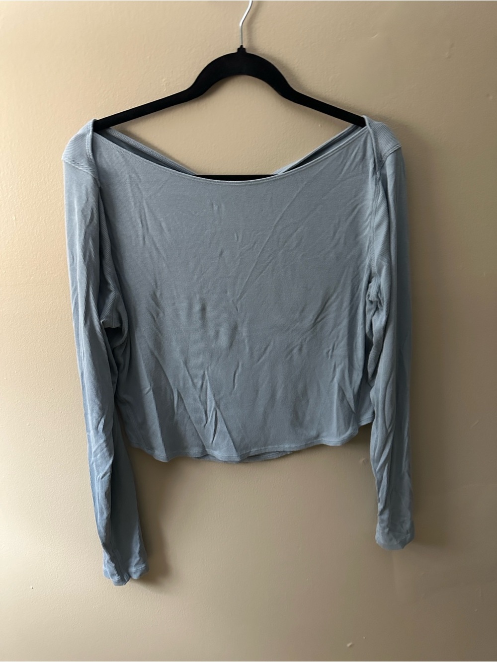 Lululemon Modal Silk Twist-Back Yoga Long-Sleeve Shirt - Large